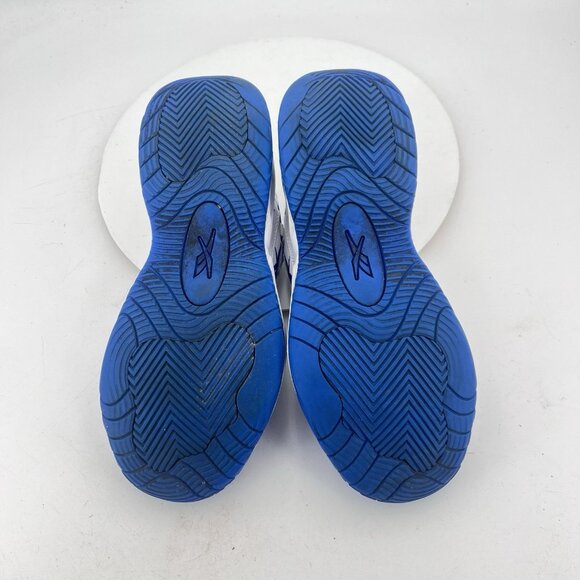 Reebok Solution Mid Allen Iverson Men Size 8 Electic Blue White Basketball Shoes - Picture 8 of 10